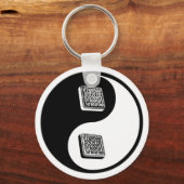 Porte-clés Yin Yang Programmation (Recto)