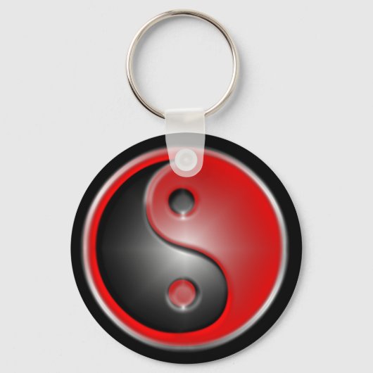 Porte-clés yin-yang-rouge (Recto)