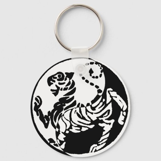 PORTE-CLÉS YIN YANG SHOTOKAN TIGER (Recto)