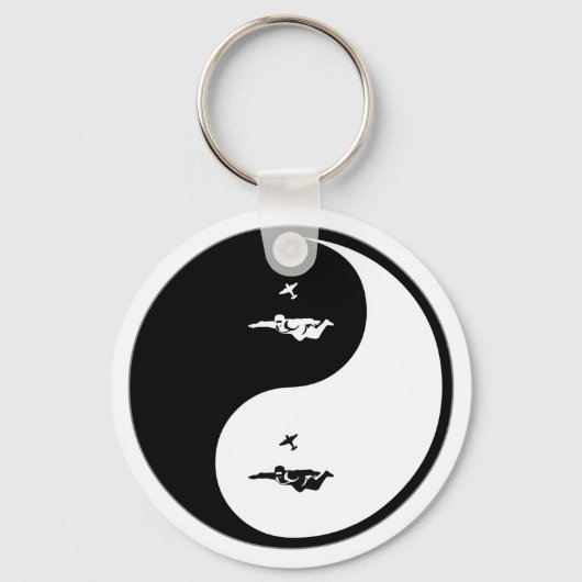 Porte-clés Yin Yang Skydiving (Recto)