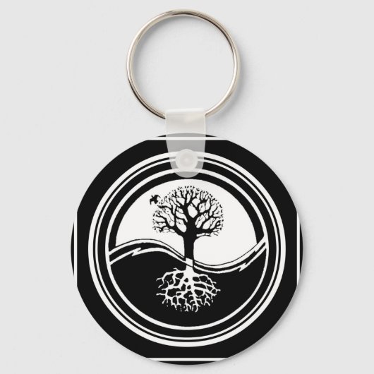Porte-clés Yin Yang Tree (Recto)
