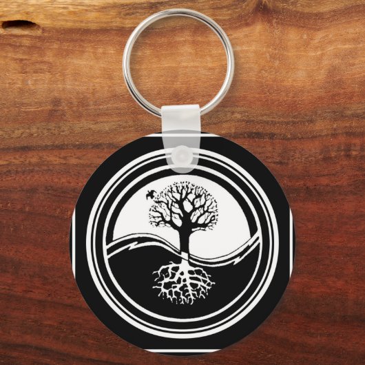 Porte-clés Yin Yang Tree (Recto)