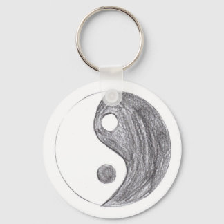 Porte-clés ying yang