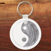 Porte-clés ying yang (Recto)