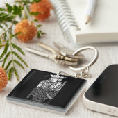 Porte-clés Ying Yang King (Devant Droit)