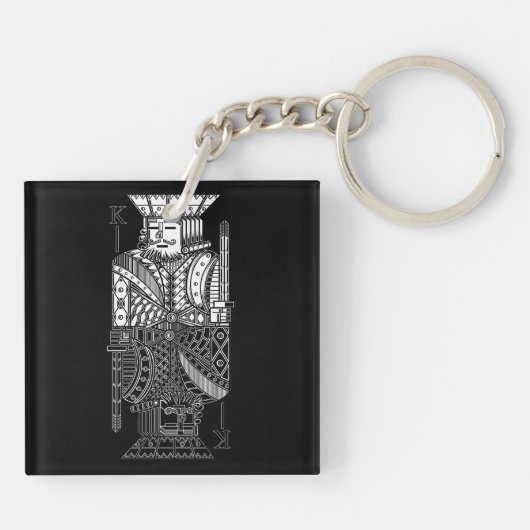 Porte-clés Ying Yang King (Dos)