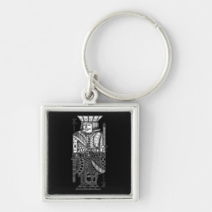 Porte-clés Ying Yang King