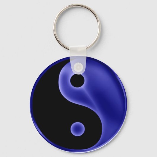 Porte-clés YingYang-bleu (Recto)