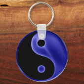 Porte-clés YingYang-bleu (Recto)