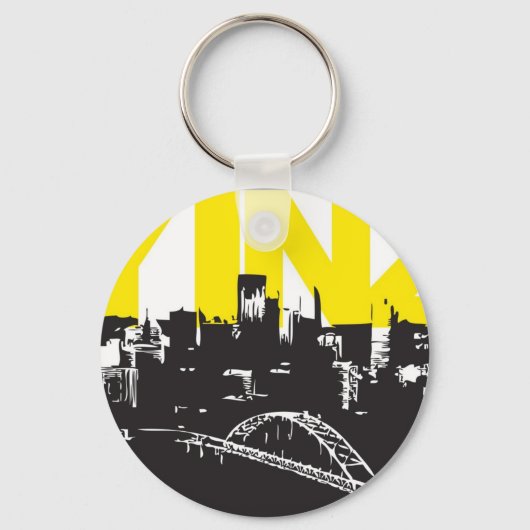 Porte-clés Yinz Pittsburgh (Recto)