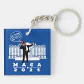 PORTE-CLÉS YO TRUMP SERVICE SECRET (Dos)