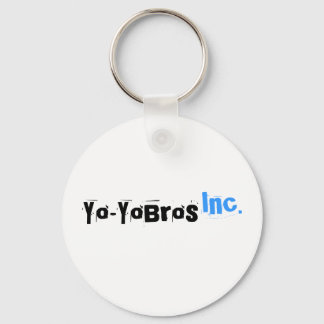 Porte-clés Yo-YoBros, Inc. Porte - clé du logo blanc