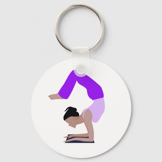 Porte-clés Yoga (Recto)