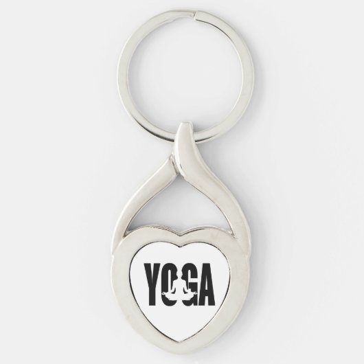 Porte-clés Yoga. (Devant)