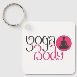 Porte-clés Yoga Body With Yoga Pose Graphic