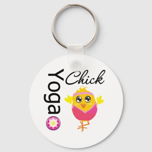 Porte-clés Yoga chick (Recto)