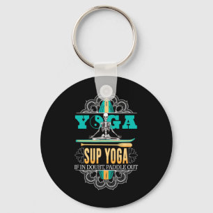 Porte-clés Yoga de planche de surf SUP Surfing Stand Up Paddl