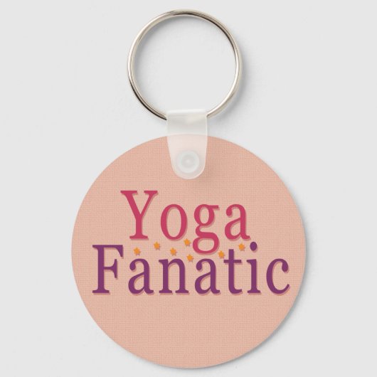 Porte-clés Yoga Fanatic (Recto)