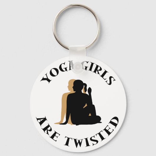 Porte-clés Yoga GIrls sont un cadeau Twisted (Recto)