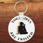 Porte-clés Yoga GIrls sont un cadeau Twisted (Recto)