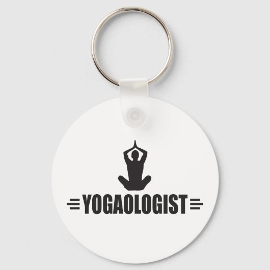 Porte-clés Yoga humoristique (Recto)