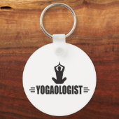 Porte-clés Yoga humoristique (Recto)