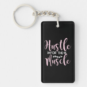 Porte-clés Yoga Lover Hustle For The Muscle