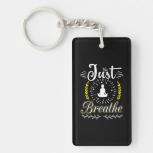 Porte-clés Yoga Lover Respirer