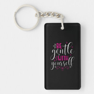 Porte-clés Yoga Lover Soyez Doux Avec Vous-Même