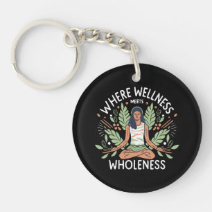 Porte-clés Yoga Où Le Bien-Être Rencontre La Totalité