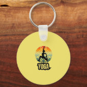 Porte-clés Yoga, Paix intérieure (Recto)