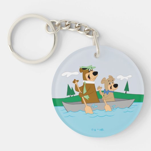 Porte-clés Yogi Bear et Boo Boo Fun Canoe Adventure (Devant)