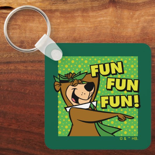 Porte-clés Yogi Bear Fun Amusant (Recto)