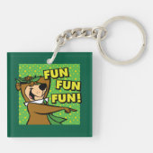 Porte-clés Yogi Bear Fun Amusant (Dos)