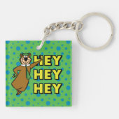 Porte-clés Yogi Bear Hey Hey Hey (Dos)