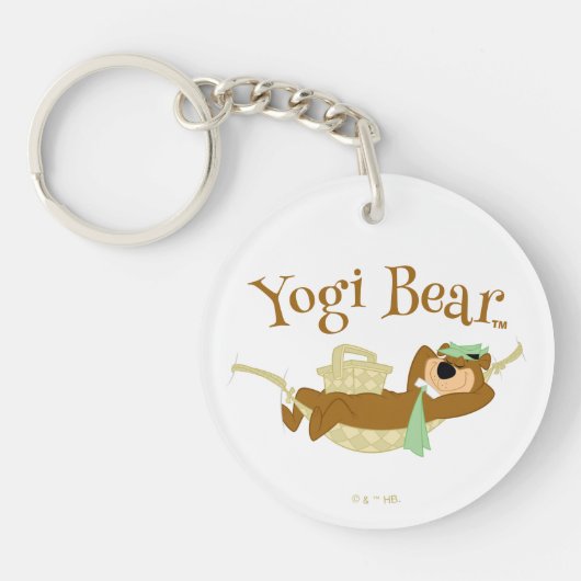 Porte-clés Yogi Bear Pique-nique Hammock Nap Time (Devant)