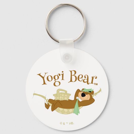 Porte-clés Yogi Bear Pique-nique Hammock Nap Time (Recto)