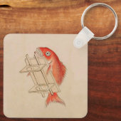 Porte-clés Yokai japonais de poisson (rouleau Mariage) (Verso)