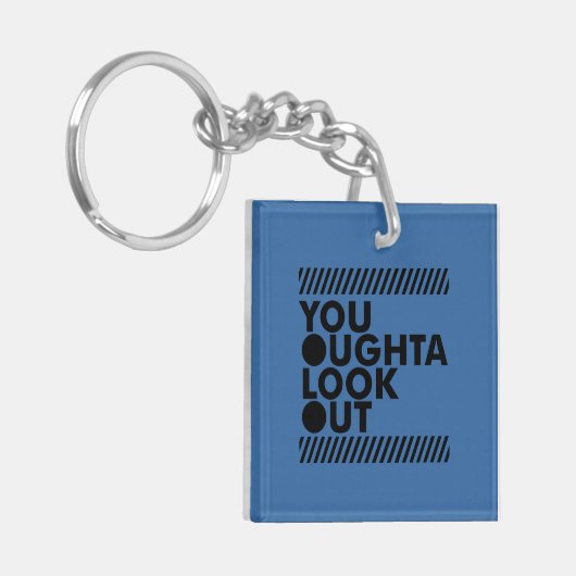 Porte-clés YOLO avec prudence (Devant gauche)