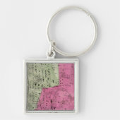 Porte-clés Yonkers, NY Atlas (Devant)