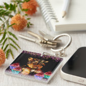 Porte-clés Yorkie Poo (Devant Droit)