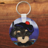 PORTE-CLÉS YORKIE POO ARTISTE À PARIS (Recto)