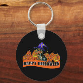 Porte-clés Yorkie Poo Halloween (Recto)