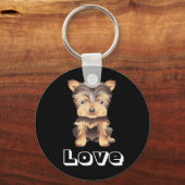 Porte-clés Yorkshire Terrier Chien Chien Chien Chien Chien No (Recto)