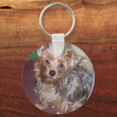 Porte-clés Yorkshire terrier joli clavier (Recto)