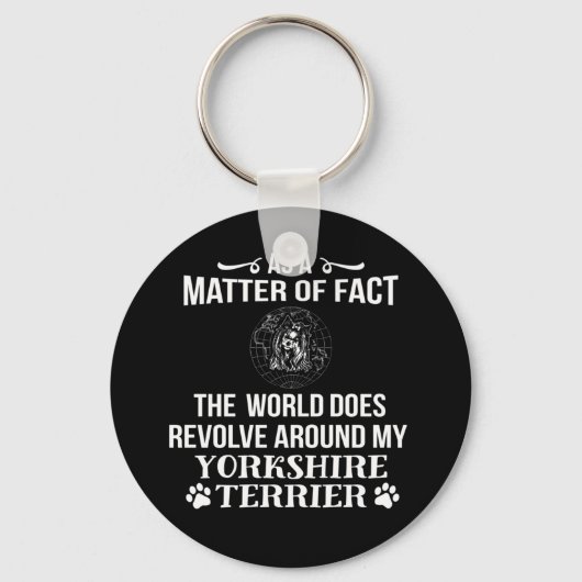 Porte-clés Yorkshire Terrier Lover (Recto)
