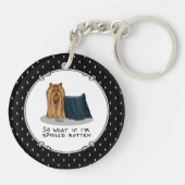 Porte-clés Yorkshire Terrier (Yorkie) (Dos)