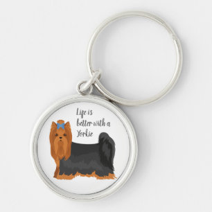 Porte-clés Yorkshire terrier. Yorkie Key porte - clé. Tout ma