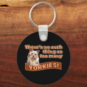 PORTE-CLÉS YORKSHIRE TERRIERS (Recto)
