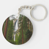 Porte-clés Yosemite Falls à travers la forêt (Dos)